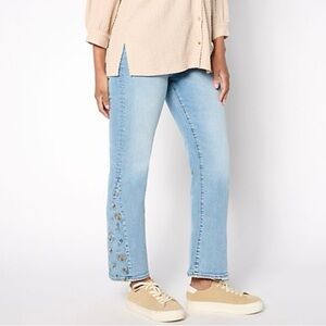New Driftwood Jeans - Clara Ankle Flare Leg Jean - Size 8